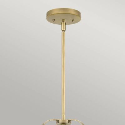 Lampa wisząca 3x60 W mosiądz-przezroczysta QNWIMBERLEYPWS Quintiesse Wimberley