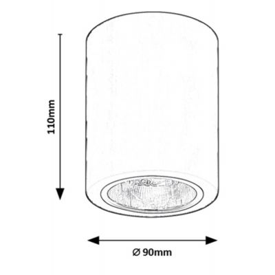 Lampa podsufitowa 2055 Rabalux Kobald