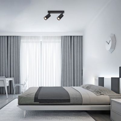 Lampa podsufitowa czarna 2085 Rabalux Solo