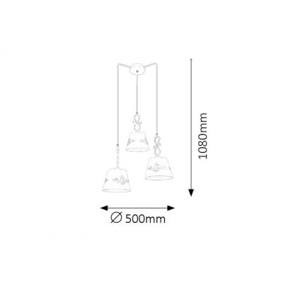 Lampa wisząca 2234 Rabalux Anna