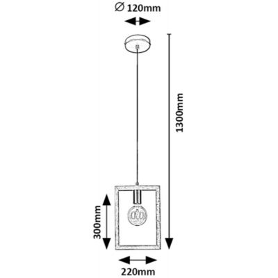 Lampa wisząca 2292 Rabalux Indigo