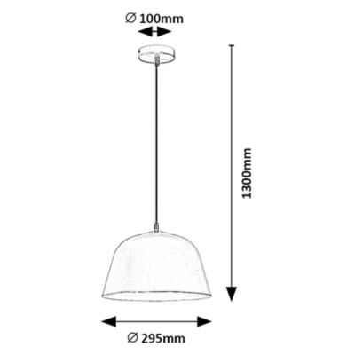 Lampa wisząca 3095 Rabalux Malia