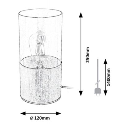Lampa stołowa 3153 Rabalux Zelkova
