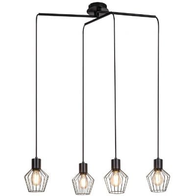 Lampa wisząca 4x40 W czarna 3540 Rabalux Belano