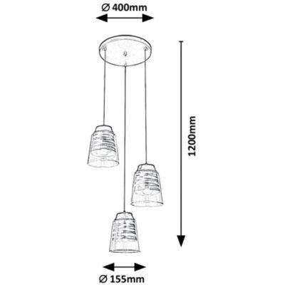 Lampa wisząca 3545 Rabalux Zenaida
