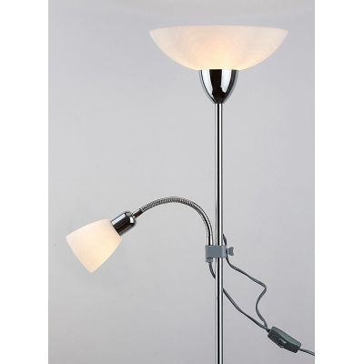 Lampa stojąca 2x60 W biała-chrom 4059 Rabalux Diana