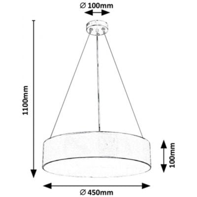 Lampa wisząca 5082 Rabalux Renata