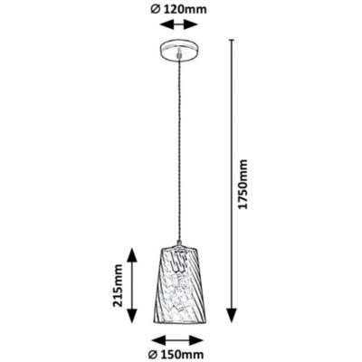Lampa wisząca 5226 Rabalux Azurine
