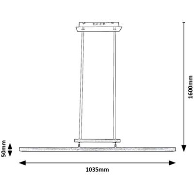 Lampa wisząca 1x27 W biały 5280 Rabalux Yordana