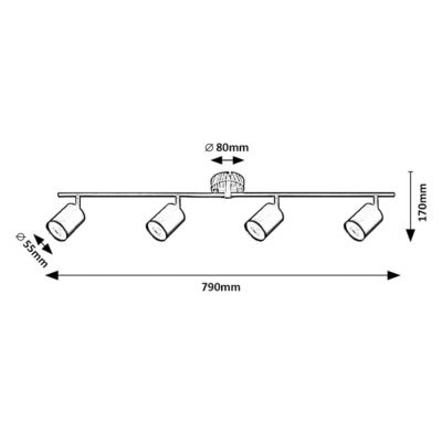 Lampa podsufitowa 5298 Rabalux Edmund