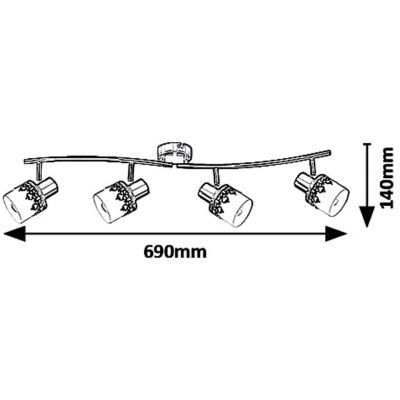 Lampa podsufitowa 5344 Rabalux Lacey