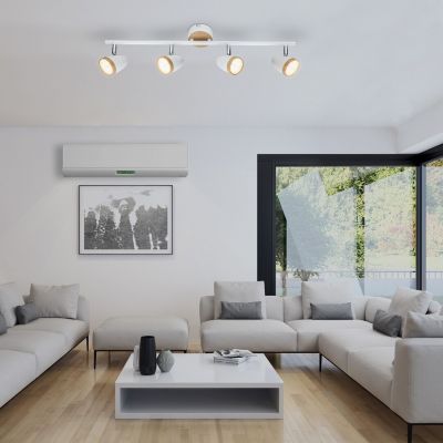 Lampa podsufitowa 4x4 W biała-drewno 5567 Rabalux Karen