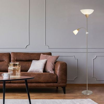 Lampa stojąca 2x60 W chrom-opal 5739 Rabalux Diana
