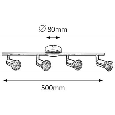 Lampa podsufitowa 6047 Rabalux Norton