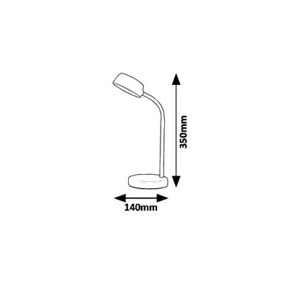 Lampa biurkowa 1x4.5 W biała 6778 Rabalux Berry