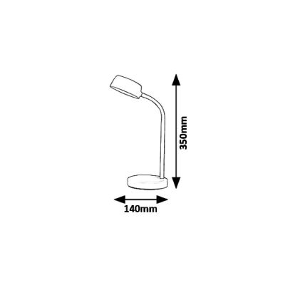 Lampa biurkowa 1x4.5 W różowa 6779 Rabalux Berry
