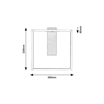 Kinkiet 1x14 W aluminium 71011 Rabalux Tumnus