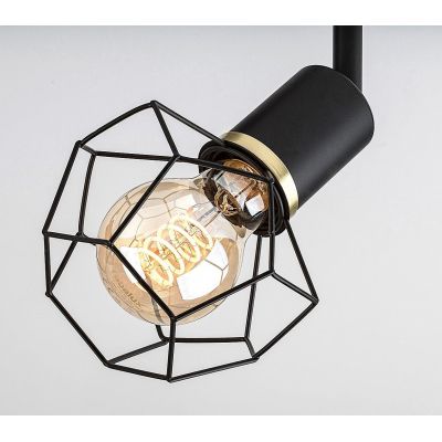 Lampa podsufitowa 2x40 W czarna 71066 Rabalux Fran