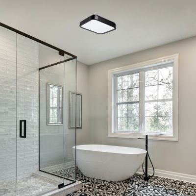 Plafon 1x18 W biały-czarny 71255 Rabalux Samira