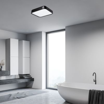 Plafon 1x48 W biały-czarny 71256 Rabalux Samira