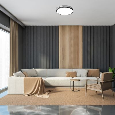 Inteligentny plafon 1x48 W biały-czarny-szary 71304 Rabalux Malin