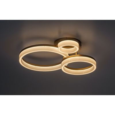 Lampa podsufitowa 3x24 W biała-złota 71383 Rabalux Amilia