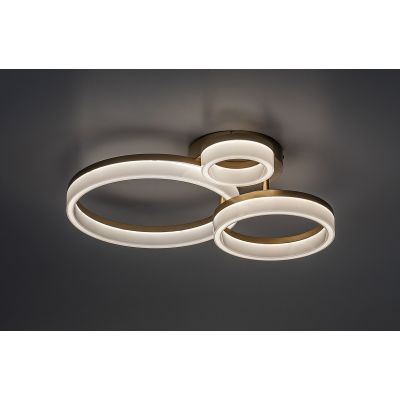 Lampa podsufitowa 3x24 W biała-złota 71383 Rabalux Amilia
