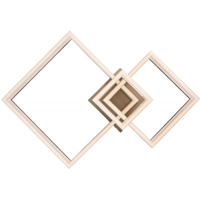 Lampa podsufitowa 3x22 W biała-złota 71384 Rabalux Amilia