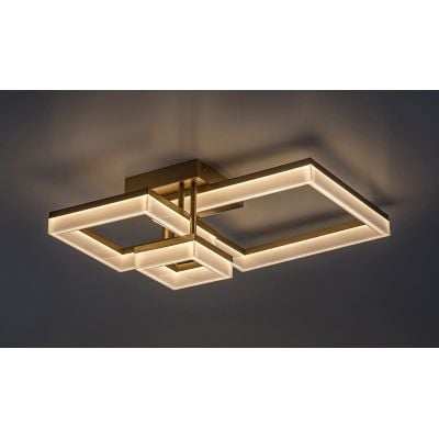 Lampa podsufitowa 3x22 W biała-złota 71384 Rabalux Amilia