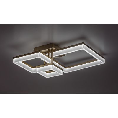 Lampa podsufitowa 3x22 W biała-złota 71384 Rabalux Amilia