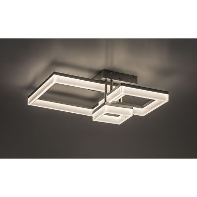 Lampa podsufitowa 3x22 W biała-chrom 71388 Rabalux Amilia
