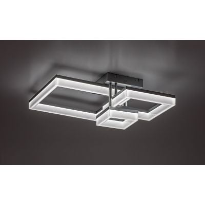 Lampa podsufitowa 3x22 W biała-chrom 71388 Rabalux Amilia