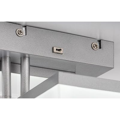 Lampa podsufitowa 3x22 W biała-chrom 71388 Rabalux Amilia