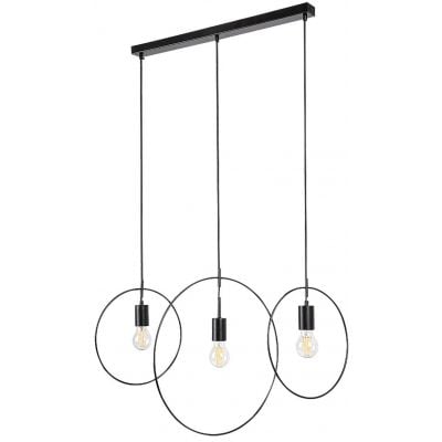 Lampa wisząca 3x40 W czarna 72019 Rabalux Dilara