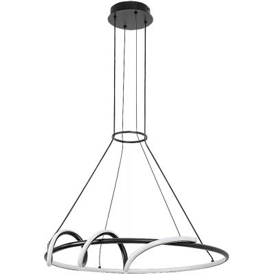 Inteligentna lampa wisząca 1x46 W biała-czarna 72022 Rabalux Menazi