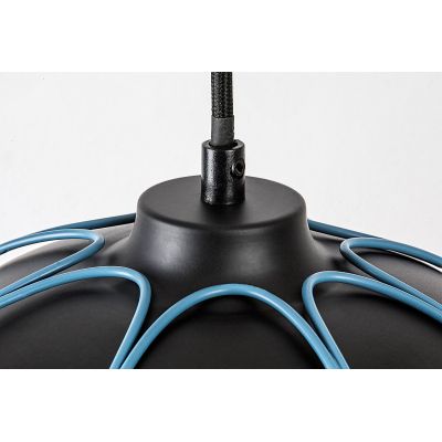 Lampa wisząca 1x60 W czarna 72024 Rabalux Svens