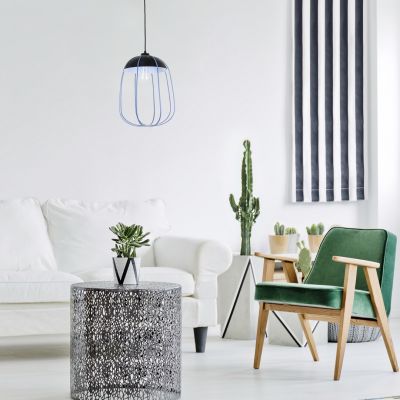Lampa wisząca 1x60 W czarna 72024 Rabalux Svens