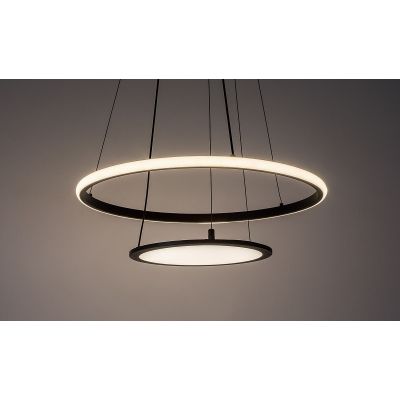 Inteligentna lampa wisząca 2x42 W biała-czarna 72040 Rabalux Jasero