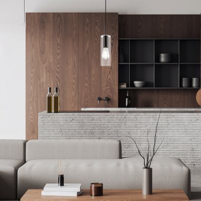 Lampa wisząca 1x40 W przezroczysta 72050 Rabalux Esta