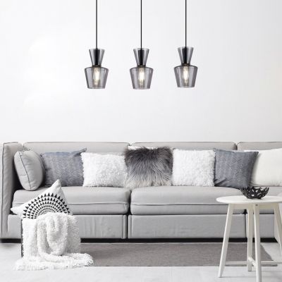 Lampa wisząca 3x60 W czarna 72163 Rabalux Abra