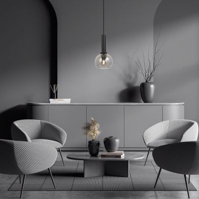 Lampa wisząca 1x40 W czarna 72171 Rabalux Centio