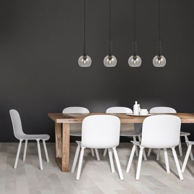 Lampa wisząca 4x40 W czarna 72174 Rabalux Centio