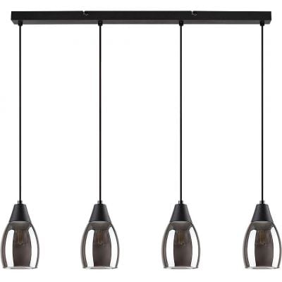 Lampa wisząca 4x15 W czarna 72184 Rabalux Ilmari