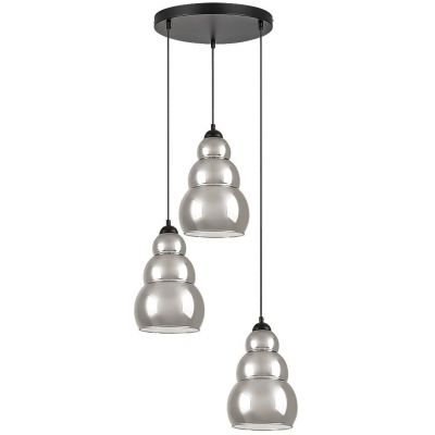 Lampa wisząca 3x40 W czarna 72213 Rabalux Salvatore