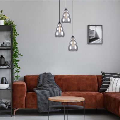 Lampa wisząca 3x40 W czarna 72213 Rabalux Salvatore