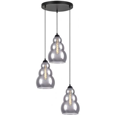 Lampa wisząca 3x40 W czarna 72213 Rabalux Salvatore