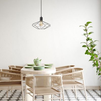 Lampa wisząca 1x40 W czarna 72241 Rabalux Fran