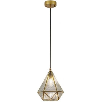 Lampa wisząca 1x40 W przezroczysta-złota 72245 Rabalux Norah