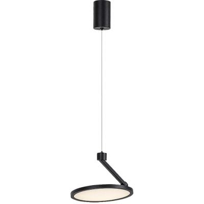 Lampa wisząca 1x20 W biała-czarna 72327 Rabalux Ovidia