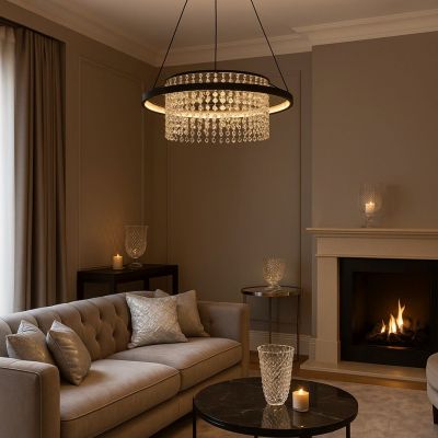 Lampa wisząca 1x40 W czarna 72353 Rabalux Maribell